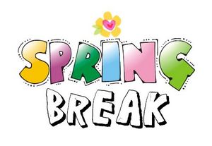  The words spring break